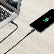 Bonelk Long-Life Easy Grip USB-C to USB-C Cable, 100W 120 cm