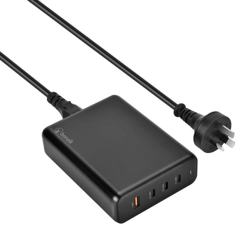 Bonelk 240W Multi-Port Desktop Charger, 3 x USB-C / 1 x USB-A
