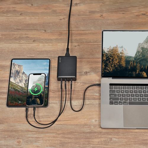 Bonelk 240W Multi-Port Desktop Charger, 3 x USB-C / 1 x USB-A