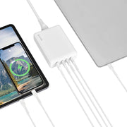 Bonelk 240W Multi-Port Desktop Charger, 3 x USB-C / 1 x USB-A