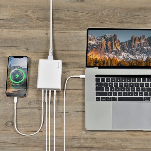 Bonelk 240W Multi-Port Desktop Charger, 3 x USB-C / 1 x USB-A