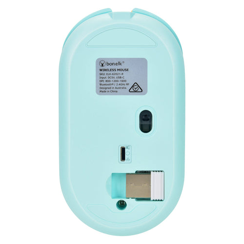 Bonelk Bluetooth/Wireless RGB 4D Mouse, 1200DPI, USB-C, M-270