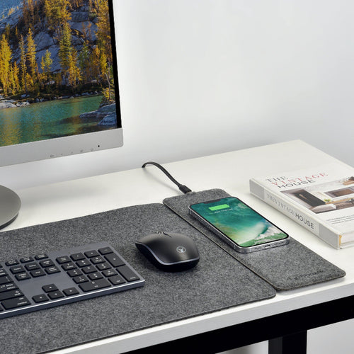 Bonelk Desk Mat Qi Split - Grey