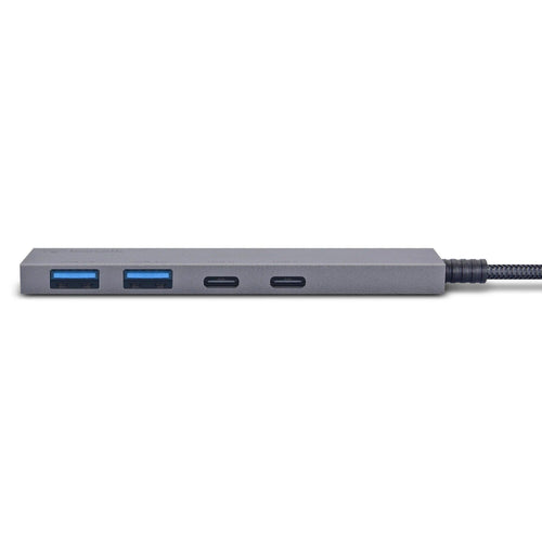 Bonelk Long-Life USB-C 4-in-1 Multiport Slim Hub (Space Grey)