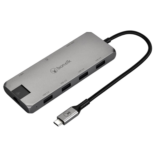 Bonelk Long-Life USB-C to 8-in-1 Multiport Hub
