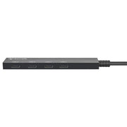 Bonelk Long-Life USB-C to 4 Port USB-C 3.0 Slim Hub (Black)
