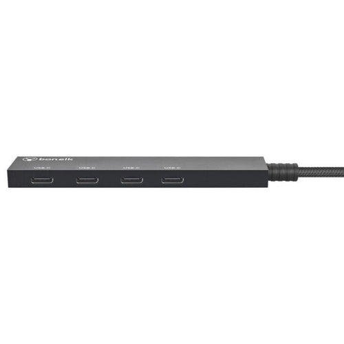 Bonelk Long-Life USB-C to 4 Port USB-C 3.0 Slim Hub (Black)