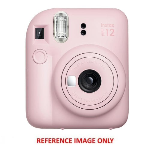 Fujifilm Instax Mini 12 with Case, Acrylic Photo Frame and Recycled Wood Ornament/Tag - Blossom Pink - Ex Demo