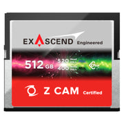 Z CAM Exascend CFast 2.0 520MB/s Memory Card