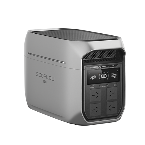 EcoFlow Delta 3 Max Plus Power Station with Maximum 3000W AC Output & Built in 2048Wh (170Ah@12V) Battery Capacity