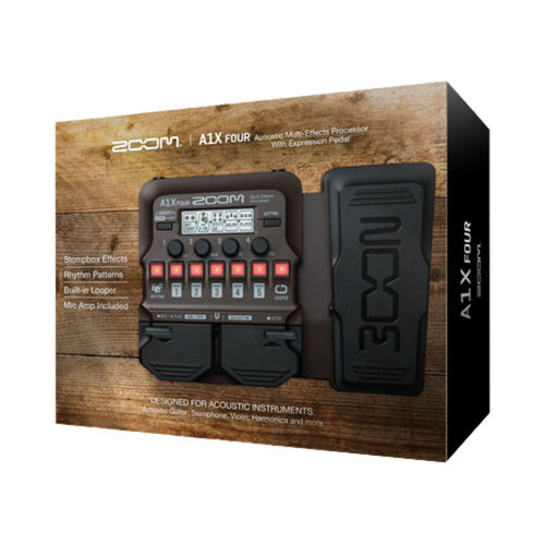 Zoom A1 Four Acoustic Multi-Effects Processor Pedal