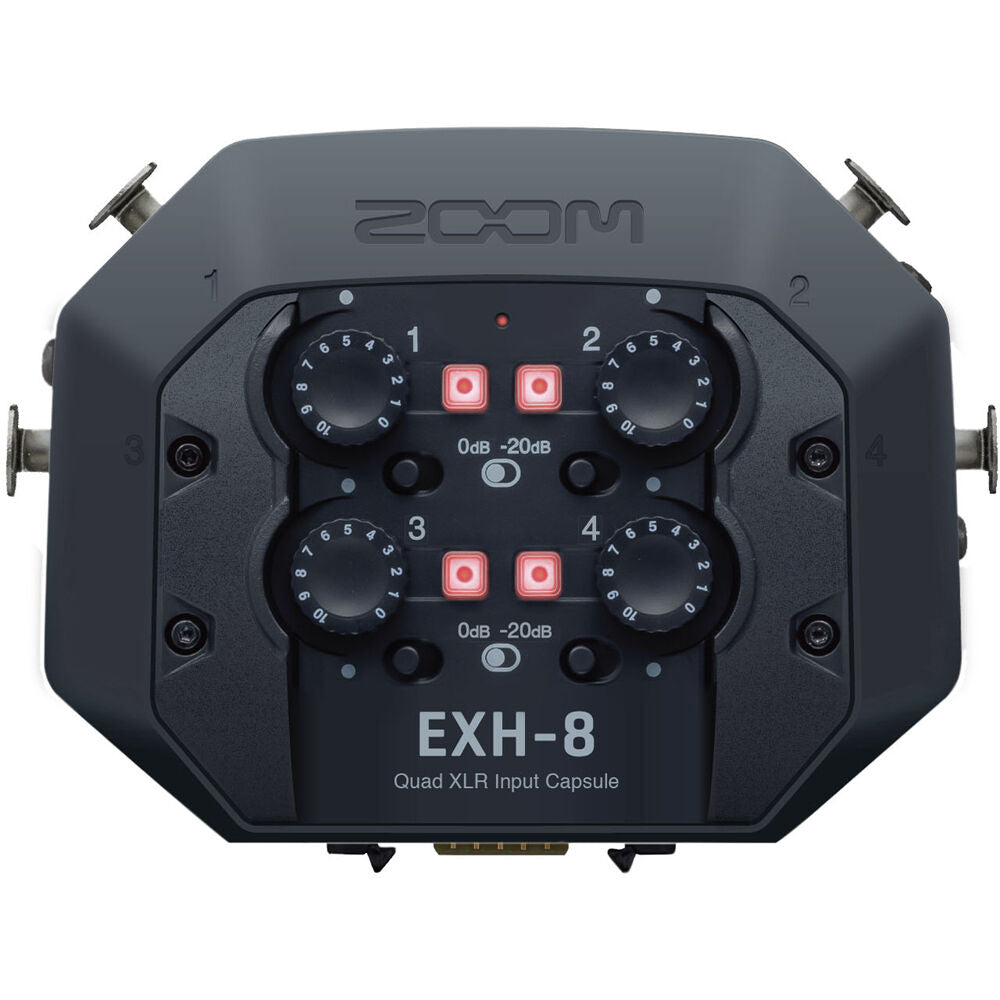 Zoom EXH-8 Quad XLR Input Capsule for H8 Recorder – Georges Cameras
