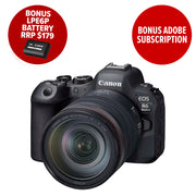 Canon EOS R6 Mark II Mirrorless Digital Camera with RF 24-105mm F/4 L Lens