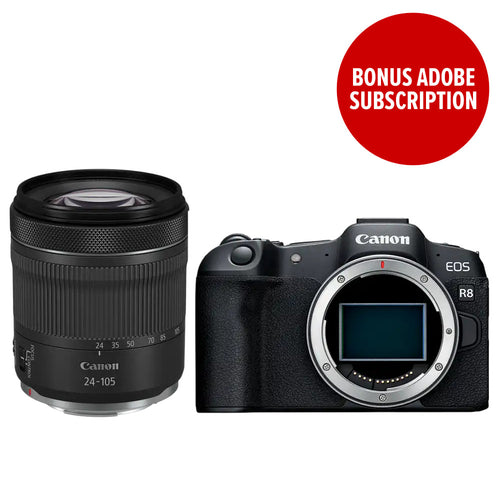 Canon EOS R8 Kit with RF 24-105mm f/4-7.1 IS STM Lens