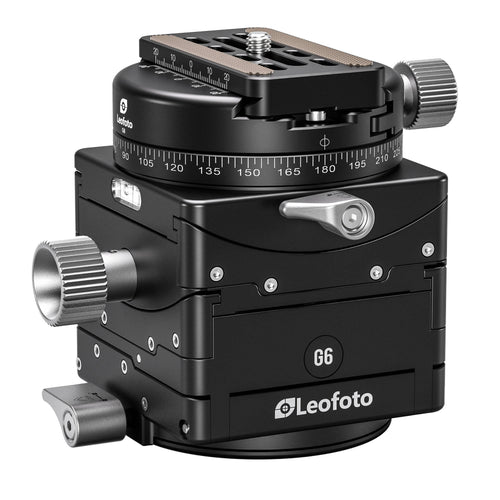 Leofoto G6 Geared Head with QP-70N QR Plate