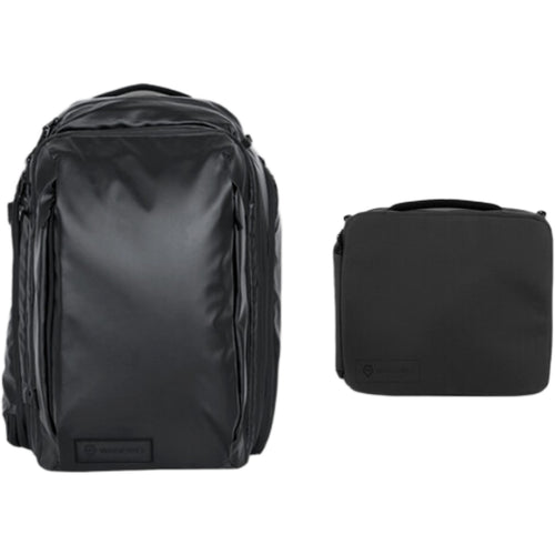 Wandrd TRANSIT 45L Travel Backpack Black Essential+ Bundle
