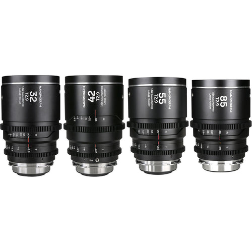 Laowa Nanomorph LF Prime 4-Lens Bundle (32mm, 42mm, 55mm, 85mm) - (Cine) Arri PL (Default) + EF