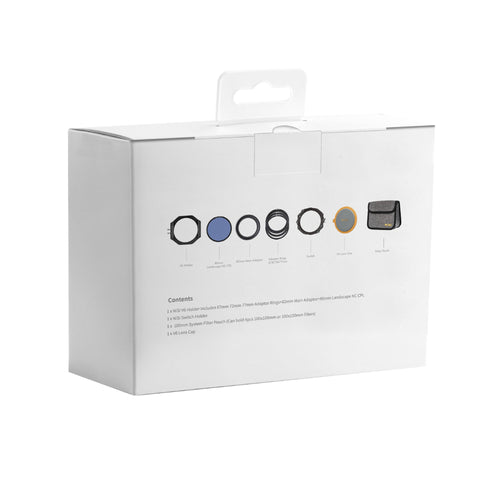 NiSi V6 Switch Kit - 100mm Filter Holder with Enhanced Landscape CPL & Switch