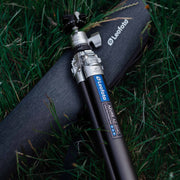 Leofoto AZ-204C Carbon Fibre Travel Tripod + LH-25R Ball Head - Silver/Carbon