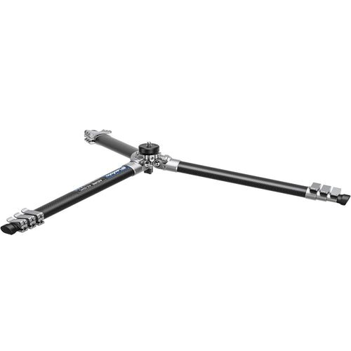 Leofoto AZ-204C Carbon Fibre Travel Tripod + LH-25R Ball Head - Silver/Carbon