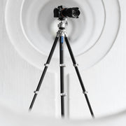 Leofoto AZ-235C Carbon Fibre Travel Tripod + LH-30R Ball Head - Silver/Carbon