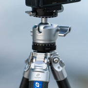 Leofoto AZ-235C Carbon Fibre Travel Tripod + LH-30R Ball Head - Silver/Carbon
