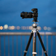 Leofoto AZ-235C Carbon Fibre Travel Tripod + LH-30R Ball Head - Silver/Carbon