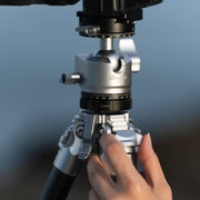 Leofoto AZ-235C Carbon Fibre Travel Tripod + LH-30R Ball Head - Silver/Carbon