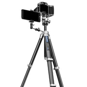 Leofoto AZ-235C Carbon Fibre Travel Tripod + LH-30R Ball Head - Silver/Carbon