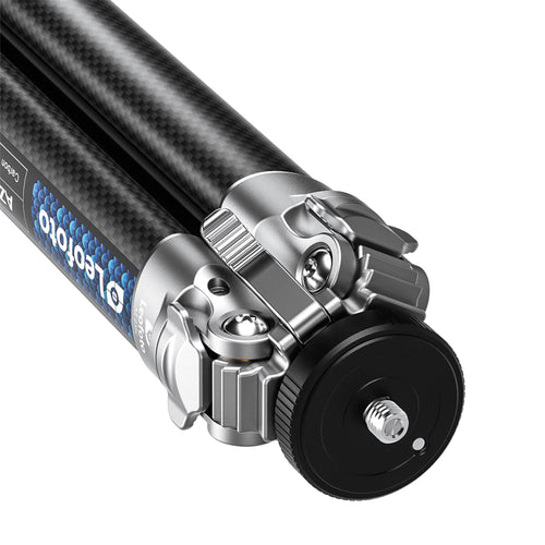Leofoto AZ-235C Carbon Fibre Travel Tripod + LH-30R Ball Head - Silver/Carbon