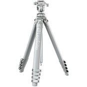 Leofoto AZ-235C Carbon Fibre Travel Tripod + MBH-30 Inverted Ball Head - Silver
