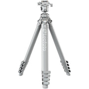 Leofoto AZ-235C Carbon Fibre Travel Tripod + MBH-30 Inverted Ball Head - Silver