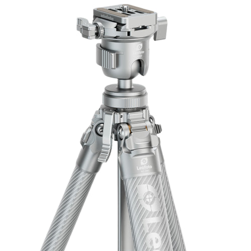 Leofoto AZ-235C Carbon Fibre Travel Tripod + MBH-30 Inverted Ball Head - Silver