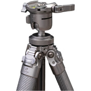 Leofoto AZ-235C Carbon Fibre Travel Tripod + MBH-30 Inverted Ball Head - Silver