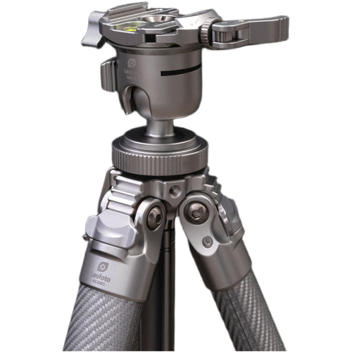 Leofoto AZ-235C Carbon Fibre Travel Tripod + MBH-30 Inverted Ball Head - Silver