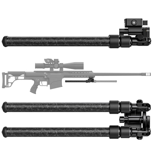 Leofoto BIP-B1 (Forged Pattern) Low to Mid-Height Multi-Functional Bipod