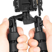 Leofoto BIP-B1 (Forged Pattern) Low to Mid-Height Multi-Functional Bipod