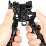 Leofoto BIP-C1 (Forged Pattern) Low to Mid-Height Multi-Functional Bipod