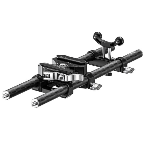 Leofoto BP-01 KIT Universal Base Plate with Carbon Fibre Rods