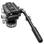 Leofoto BV-20 75mm Base Video Fluid Head with Arca PU-130D Plate
