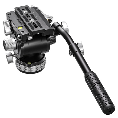 Leofoto BV-20 75mm Base Video Fluid Head with Arca PU-130D Plate