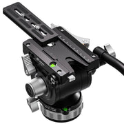 Leofoto BV-20 75mm Base Video Fluid Head with Arca PU-130D Plate