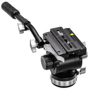 Leofoto BV-20 75mm Base Video Fluid Head with Arca PU-130D Plate