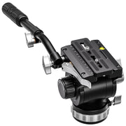 Leofoto BV-20 75mm Base Video Fluid Head with Arca PU-130D Plate