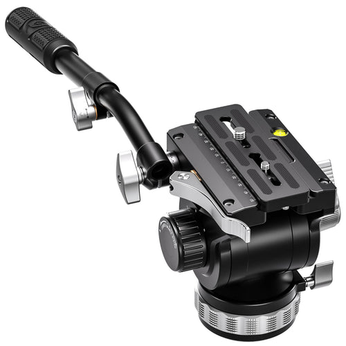 Leofoto BV-20 75mm Base Video Fluid Head with Arca PU-130D Plate