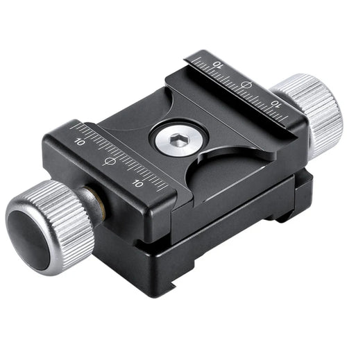 Leofoto DDC-38 38mm Bidirectional and Subtend Double Clamp with BPL-50N Plate