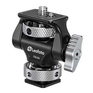 Leofoto FM-04 Monitor Mount with Cold Shoe Mount