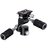 Leofoto FW-01R Pan and Tilt Head with RH-2L Panning Clamp and NP-60 Plate