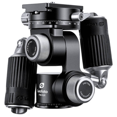 Leofoto FW-01R Pan and Tilt Head with RH-2L Panning Clamp and NP-60 Plate