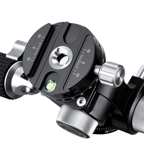 Leofoto FW-01R Pan and Tilt Head with RH-2L Panning Clamp and NP-60 Plate